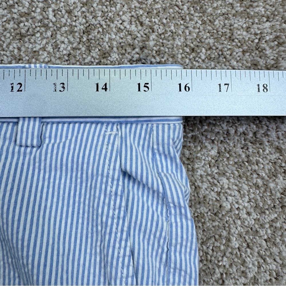 Vineyard Vines Seersucker Men's Blue Striped Breaker Shorts Size 30 - Picture 6 of 14